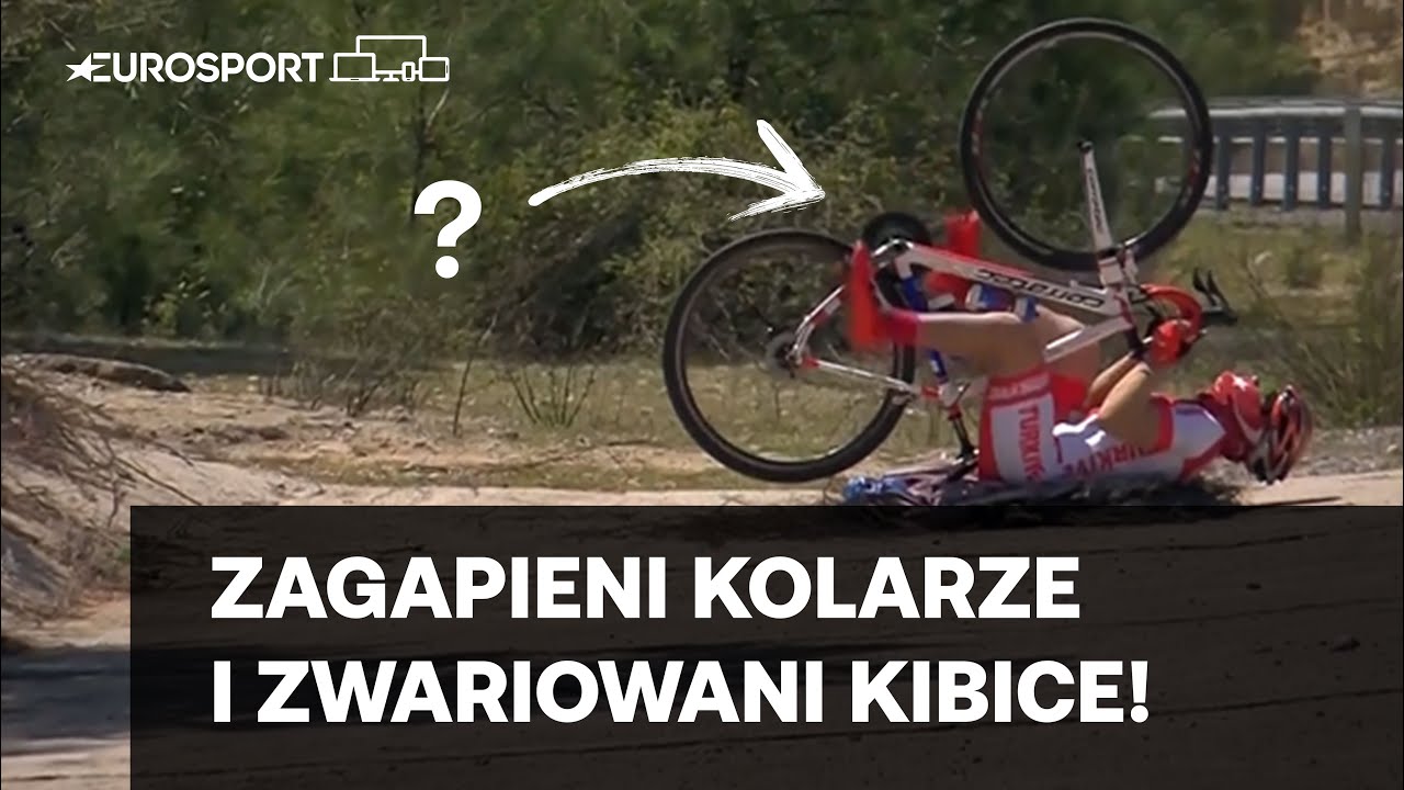 Najzabawniejsze sytuacje na wyścigach kolarskich #5