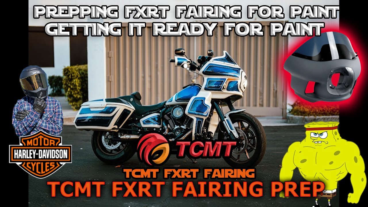 Getting FXRT Fairing Ready for Paint - FXRT Fairing Prep