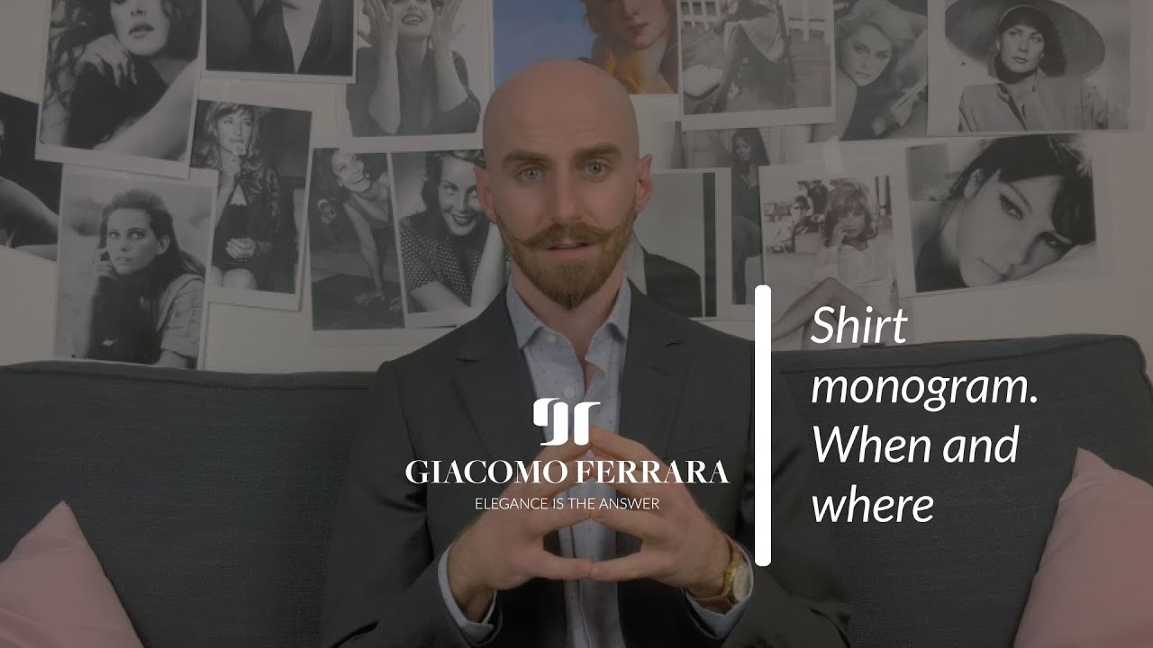 Shirt monogram. When and where