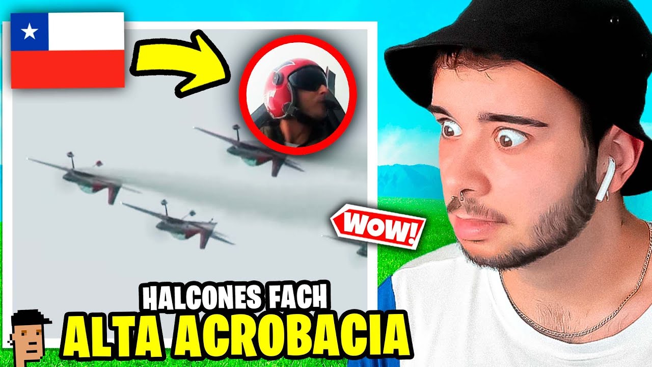 Español Reacciona a Los Halcones De La Fach Presentación De Alta Acrobacia En Chile