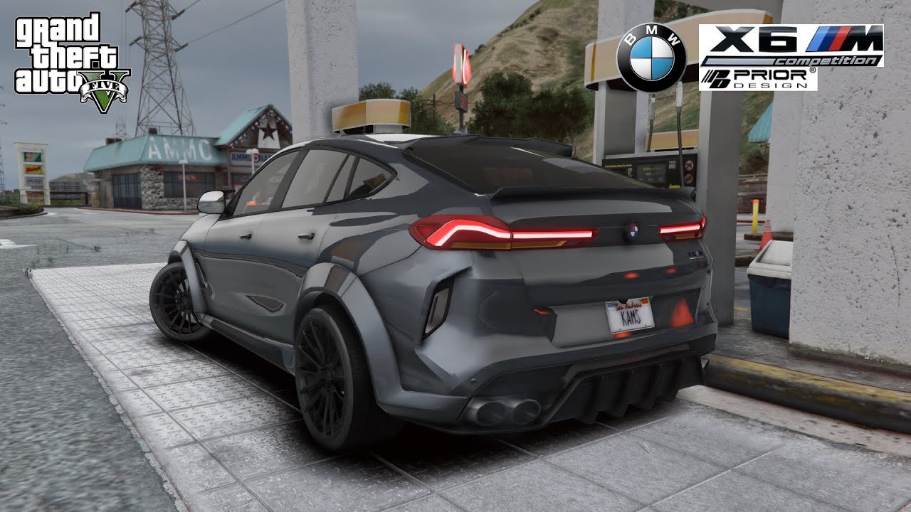 Uber 2021 BMW X6 ///M Competition Prior Design - NVE GTA 5