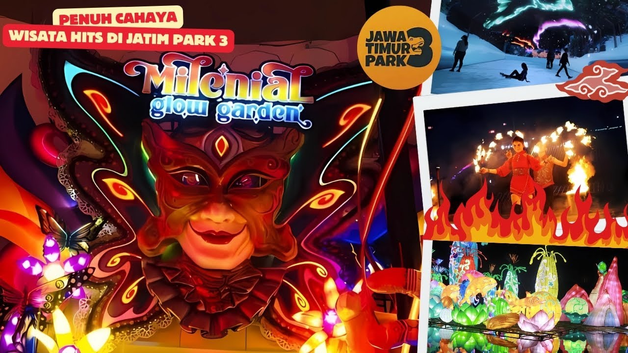 Milenial Glow Garden: Wisata Penuh Cahaya di Jatim Park 3, Batu Malang #wisatamalang #wisatabatu