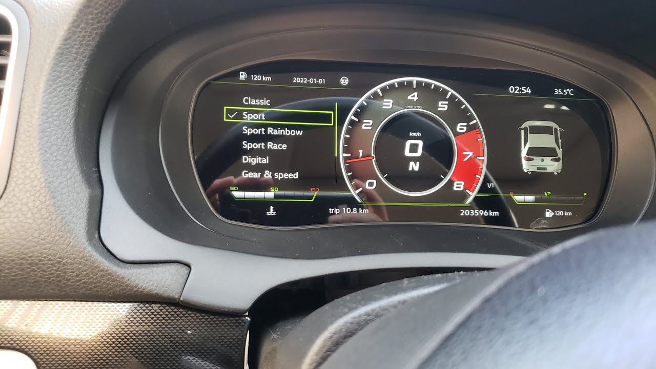 VW GTI GOLF MK6 Digital Cluster Installation