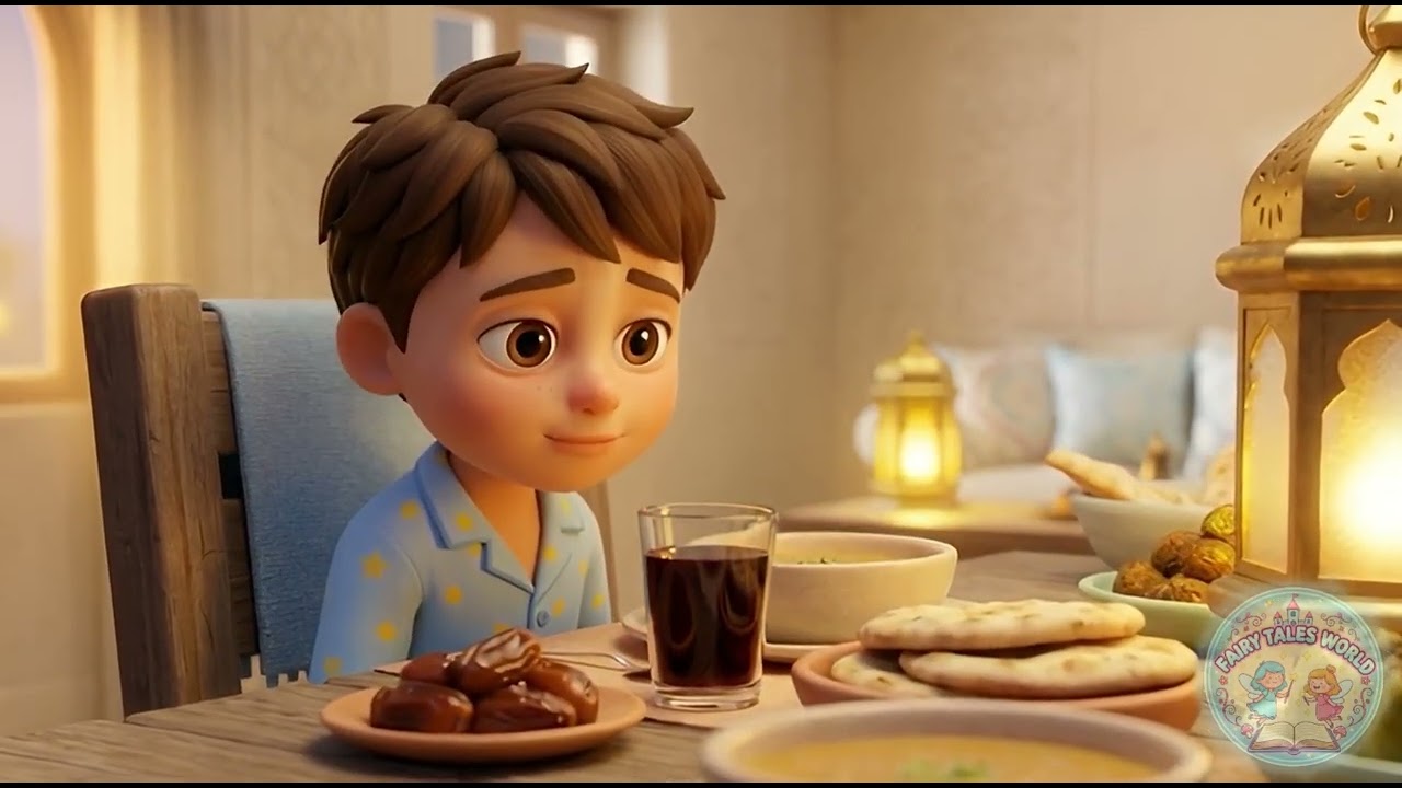 أول يوم صيام! هل هيقدر يكمل؟ | حكايات قمر رمضان – الحلقة 1