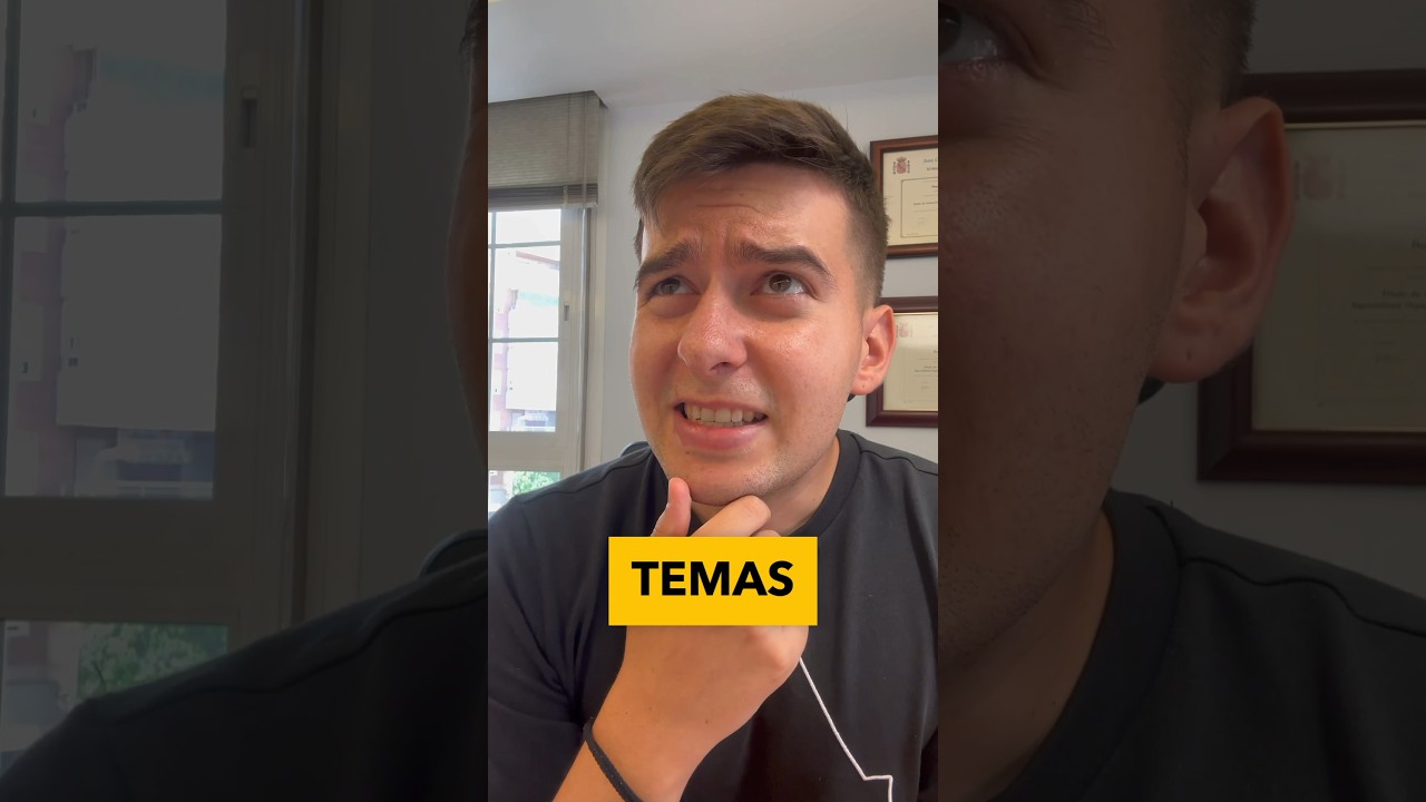&iquest;Cuantos temas tengo que estudiar? #temario #economia #oposiciones #estudiar