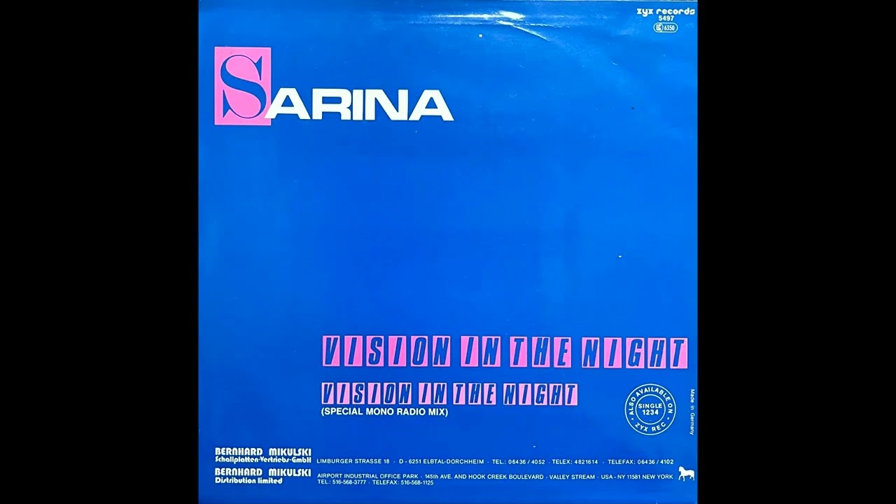 Sarina - Vision In The Night