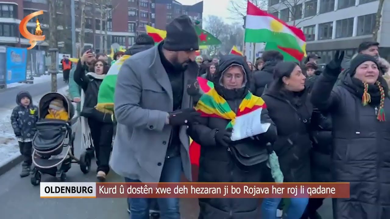 Dosya Taybet  |  OLDENBURG  | Kurd û dostên xwe deh hezaran ji bo Rojava her roj li qadane