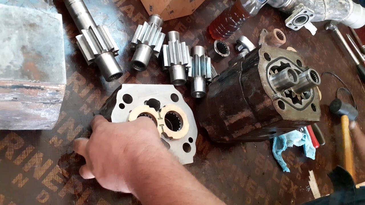 How to reparing EXTERNAL GEAR  HYDRAULIC PUMP..XCMG QY50