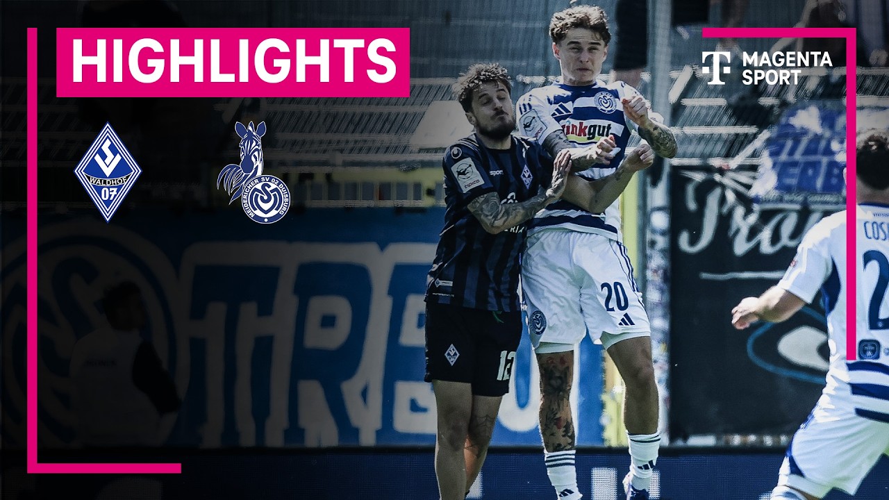 SV Waldhof Mannheim - MSV Duisburg | Highlights 3. Liga | MAGENTA SPORT