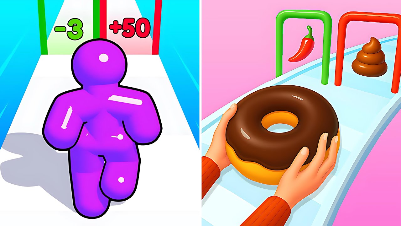 Tall Man Run🆚Bakery Stack Cooking Games Walkthrough Android IOS Max Levels Gameplay GTR11