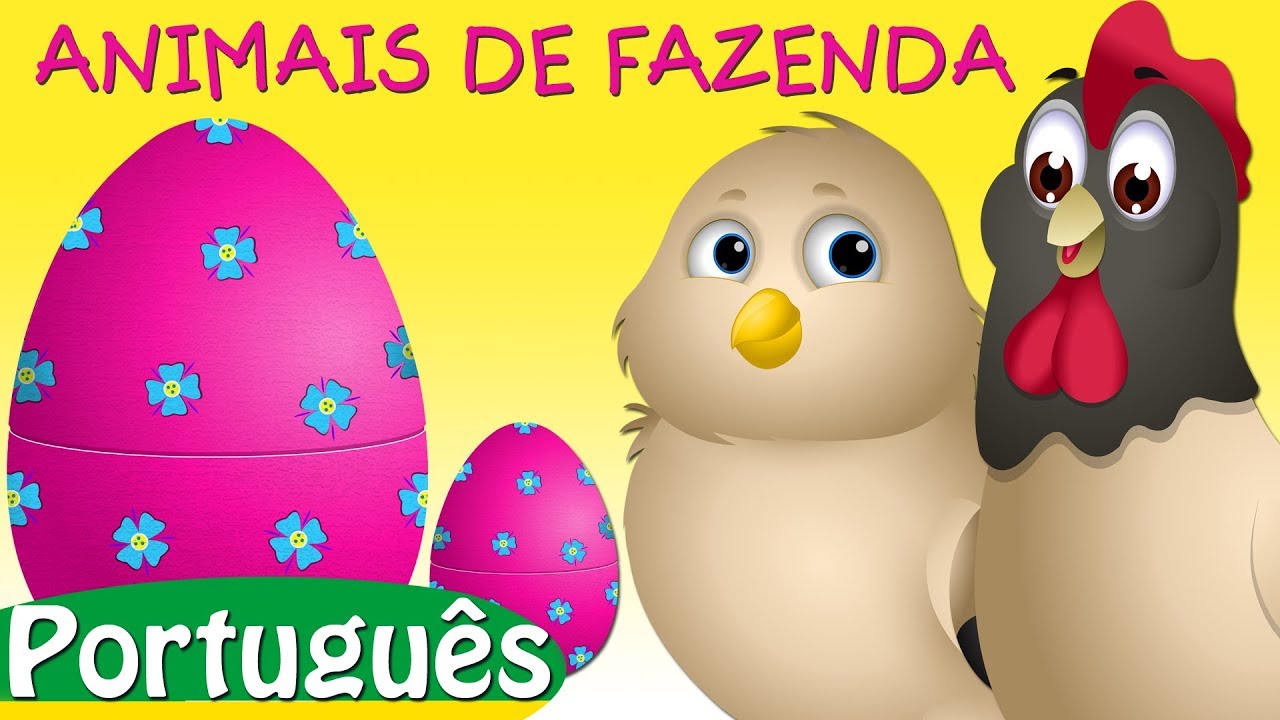 Animais De Fazenda Nenéns (Learn Farm Animals) | Ovos de Surpresa Brinquedos | ChuChu TV