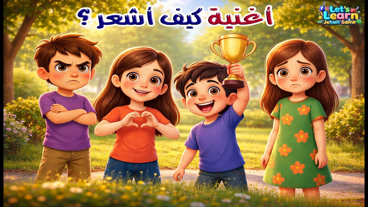 🎥أغنية كيف أشعر ؟ 🌟 اللغة العربية 🌟المستوى الثاني🌟 التيرم الثاني🌟 إعداد / جيهان سمير #قناة_تعليمية 🎥