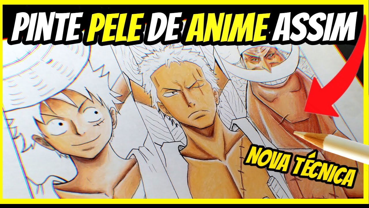 OS SEGREDOS! de PINTAR  a PELE DE ANIME COM LÁPIS BARATO ( FABER CASTEEL)