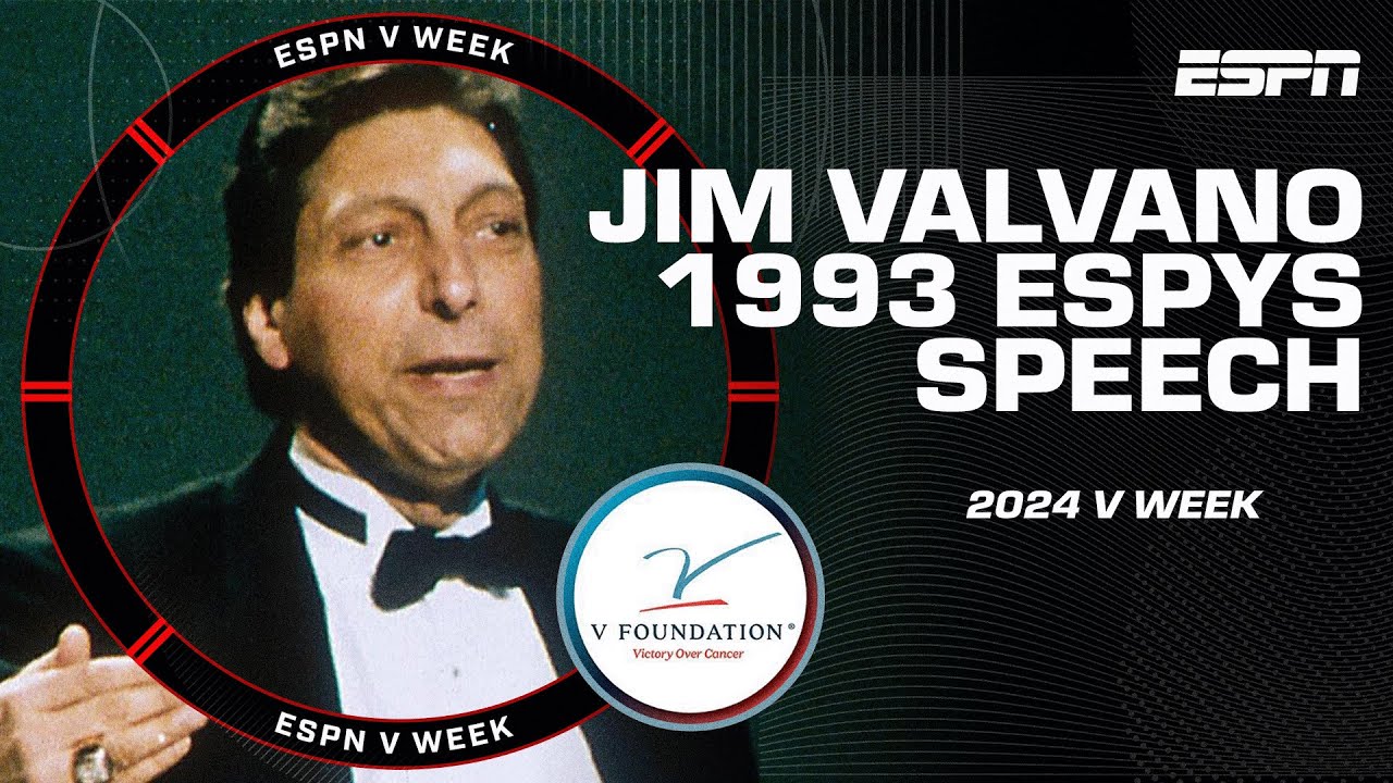 Jim Valvano's 1993 ESPY Speech | ESPN V Week for Cancer Research