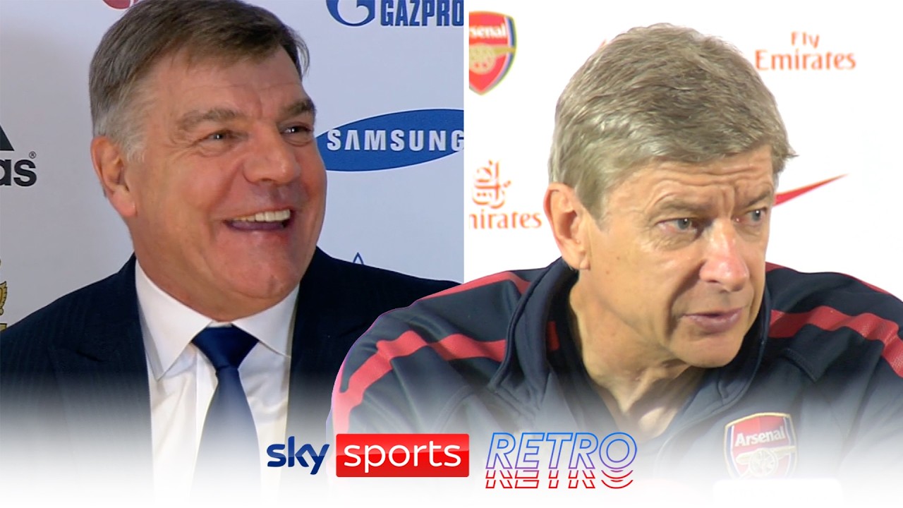 Sam Allardyce's best feuds with Arsene Wenger, Jose Mourinho and Louis van Gaal