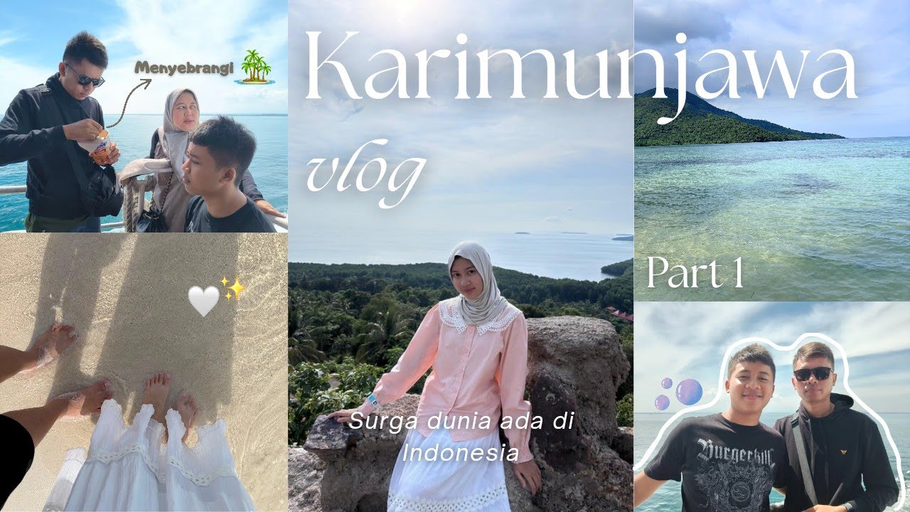 KARIMUNJAWA🌊🫧🪼|| real paradise in the world of Indonesian part 1 #vlog ep.24
