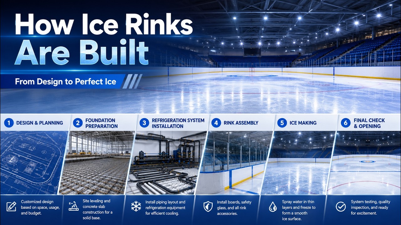 How an Ice Rink is Built: Step-by-Step Construction Guide | Focusun