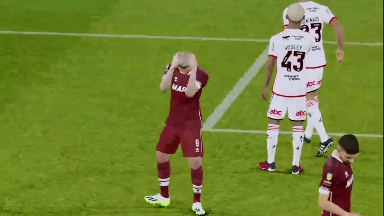 L4NUS X FL4M3NG0  40 V1V0 C0M 1M4G3NS [ JOGO DE HOJE GEMEPLAY  PES17