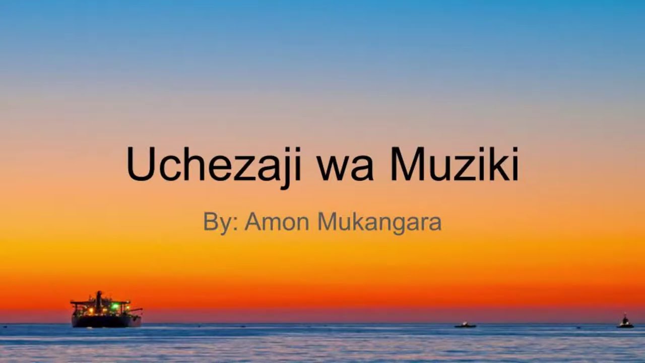 Ev. Amon Mukangara- Uchezaji wa Muziki