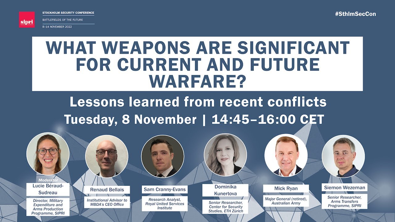 What weapons are significant for current and future warfare? Lessons learned from recent conflicts