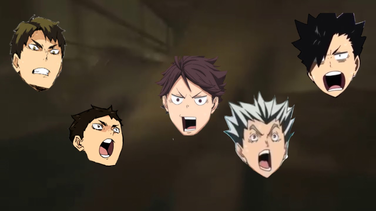 (haikyuu!!) 5 drunk captains play outlast