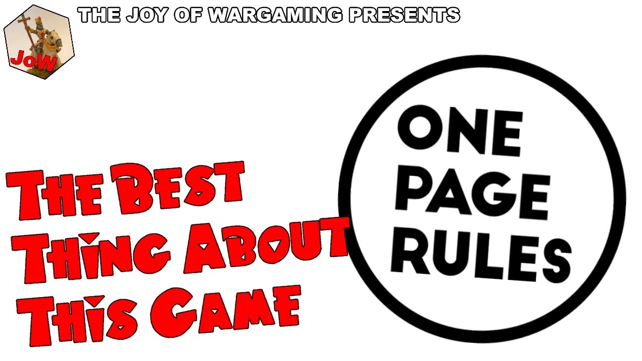 One Page Rules: The Best Part No One Talks About