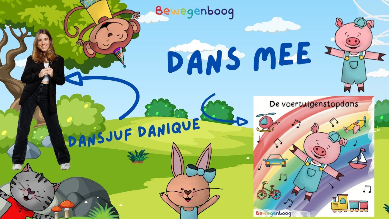 De voertuigenstopdans | Dans mee met dansjuf Danique | Bewegenboog