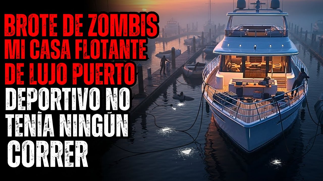 BROTE DE ZOMBIS Mi casa flotante de lujo encalló en puerto deportivo infectado no tuve adónde correr