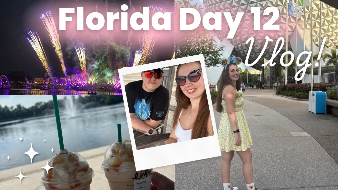FLORIDA DAY 12 VLOG ✨🎆 Epcot Luminous | Celebration | World's Biggest McDonalds 🍔🌴 🩵🍟