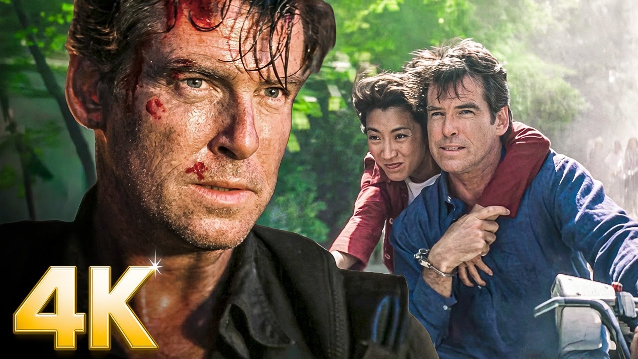 Car Chases, Bike Stunts & Stealth Battles | Tomorrow Never Dies | ⚡ 4K