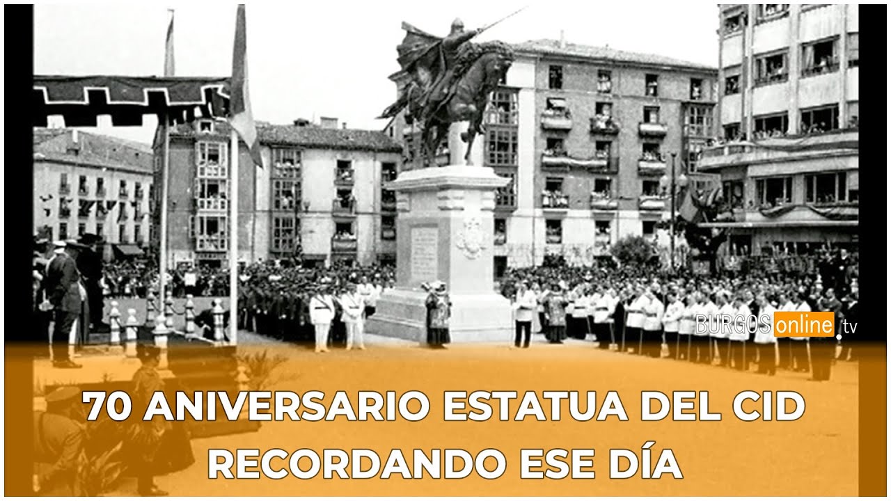 70 aniversario estatua del CID recordando ese día- BurgosOnlineTV