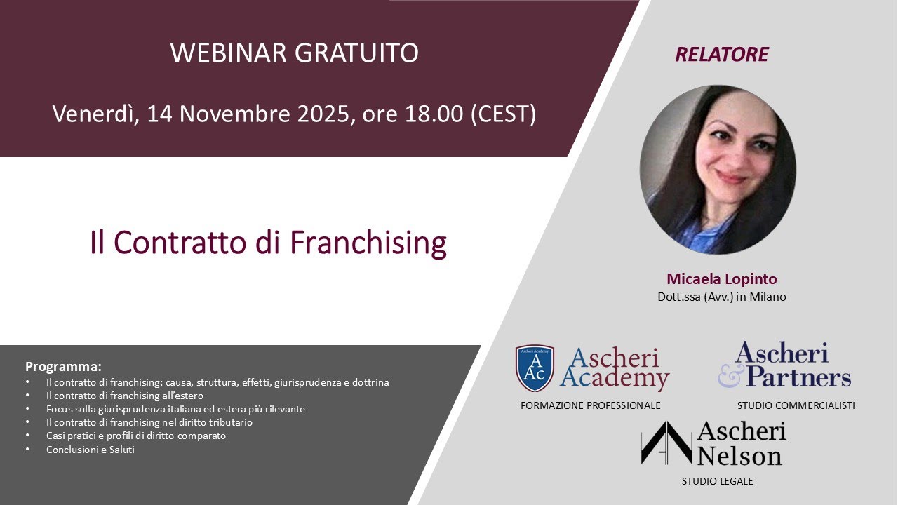 Il Contratto di Franchising