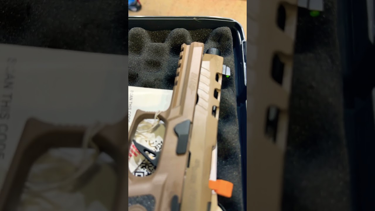 Picking up the New Sig Sauer P320 XFive DH3 💥 #shooting #accuracy #sigsauer #subscribetomychannel