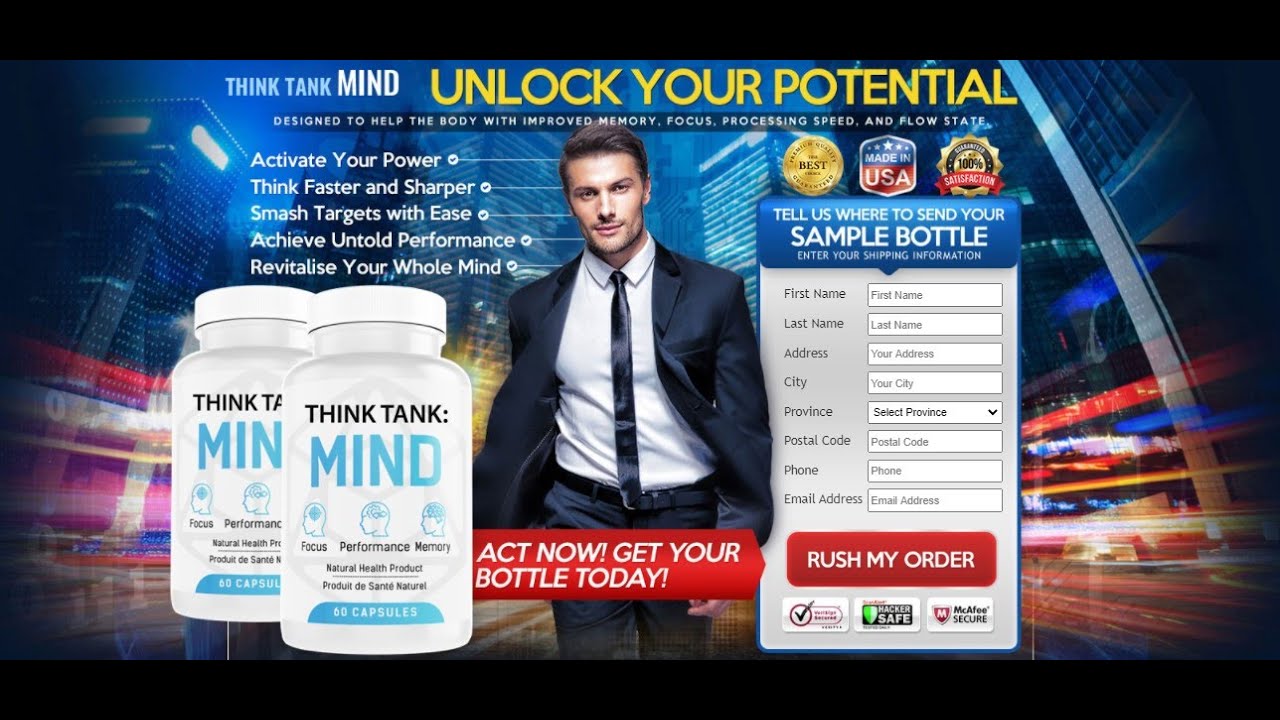 Think Tank Mind Canada CA  Price, Reviews, Scam & Buy Brain Booster! health palace