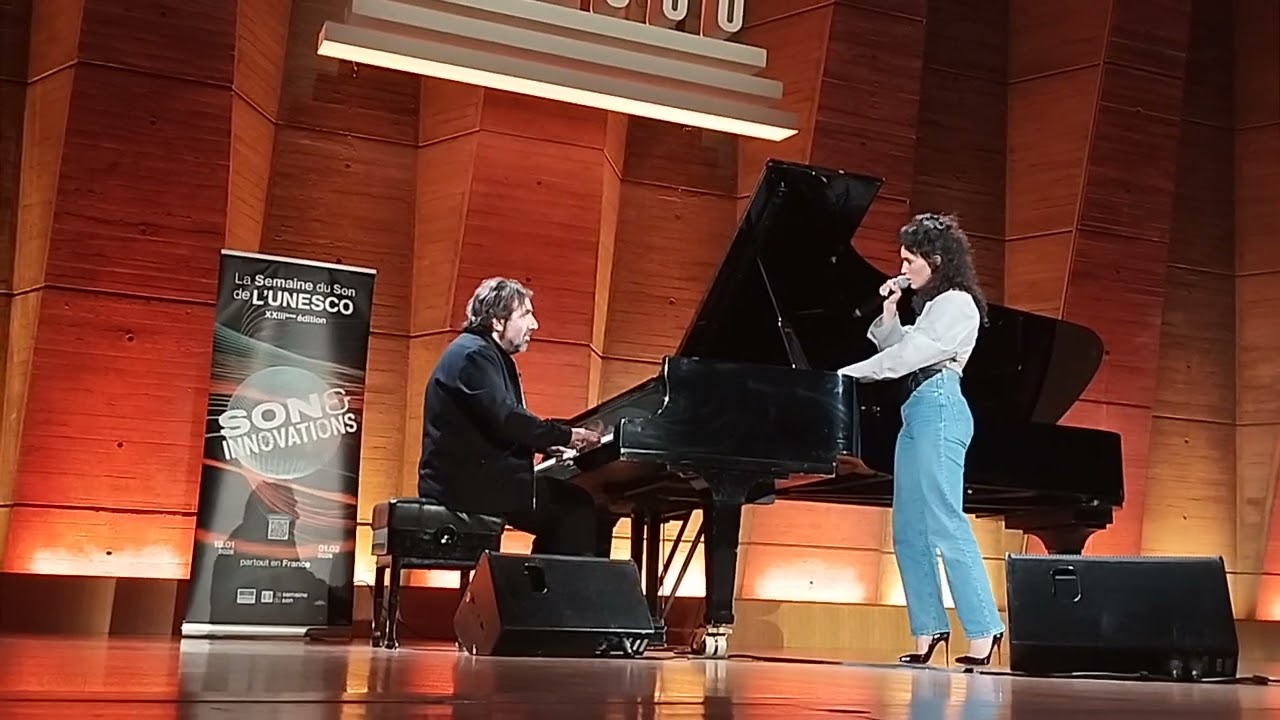 Semaine du son à l'UNESCO Andre manoukian Barbara Pravi le 19 Janvier 2026 partie 4