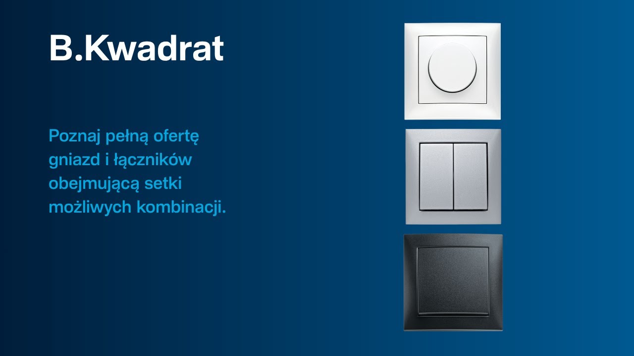 B.Kwadrat - klasyka, która wyznacza standardy. Geometryczna forma i wysoka trwałość.