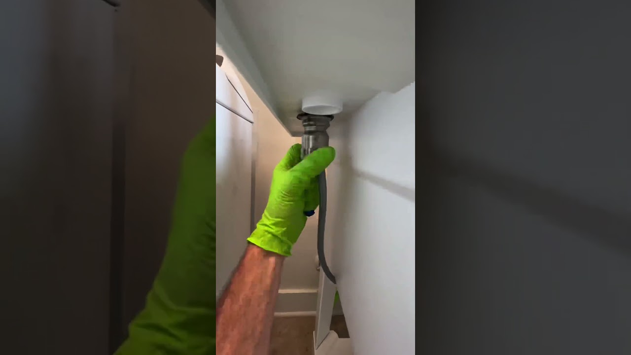 Utility Sink Install #plumbing #plumber #diy #asmr #howto #plumbinglife #sink #shorts