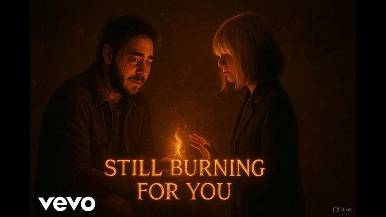 POST MALONE ft  SIA &mdash;Still Burning for You (Lyrics Video)