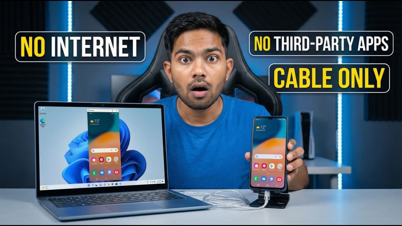 Phone ko Laptop se Connect Kare Bina Internet ke! (2026 Method)