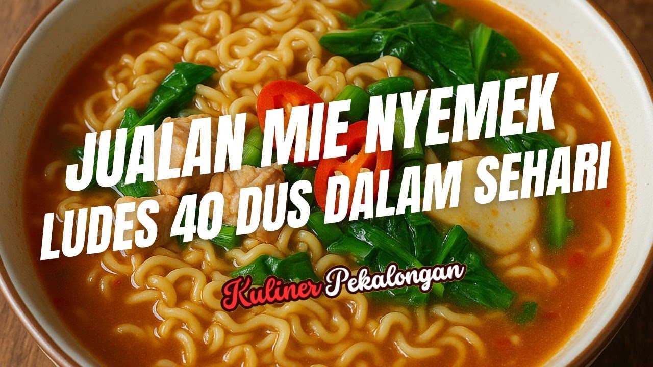 🔴INDOMIE NYEMEK PEDAS NAMPOL 🔥🔥🔥 | KULINER PEKALONGAN
