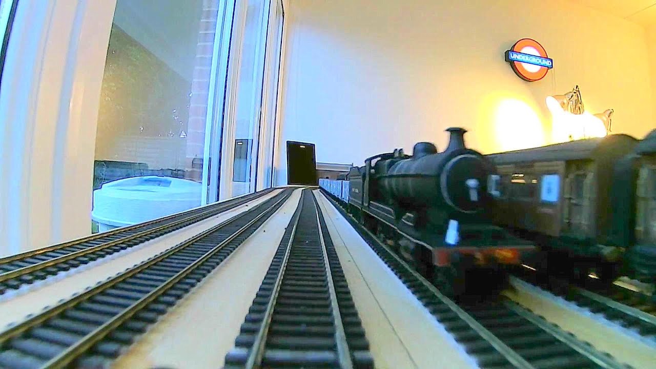 OO Gauge Test Track Drivers Eye View with Great Central Locomotives