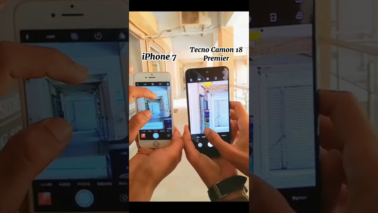 iPhone 7 vs Tecno Camon 18 Premier Camera Test