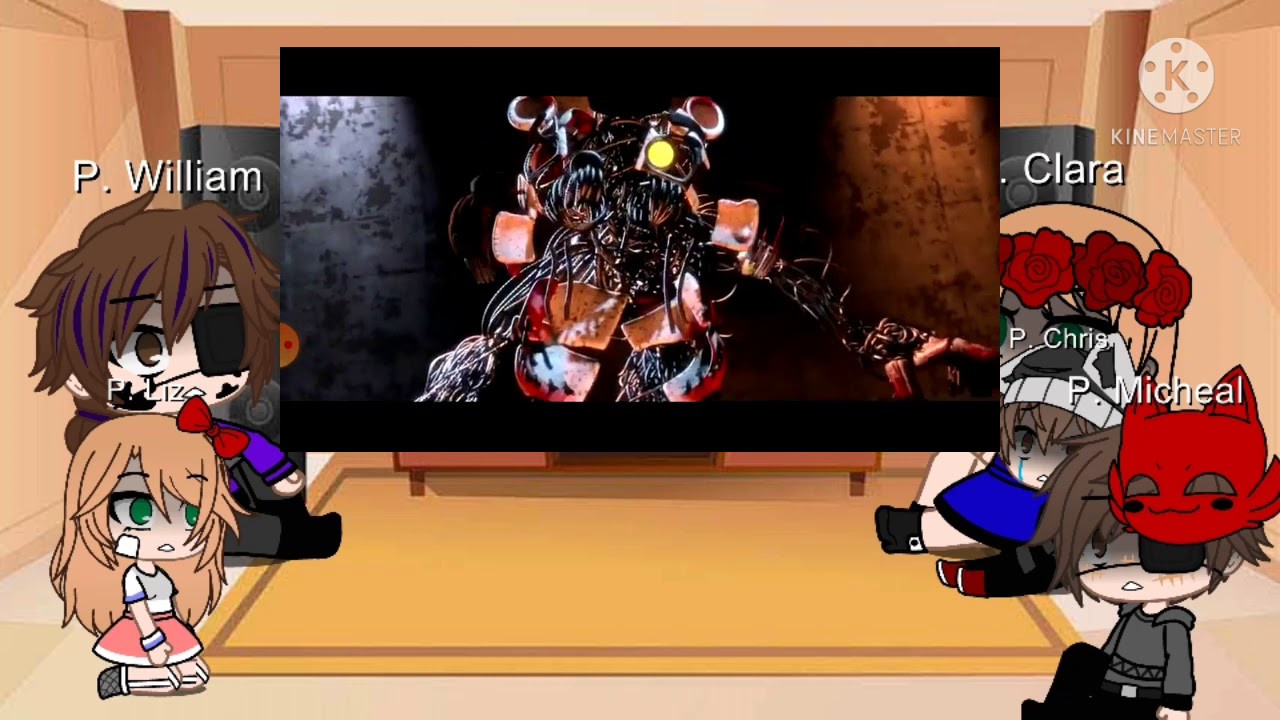 P. Aftons react to The Labyrinth FNaF( With shout out)