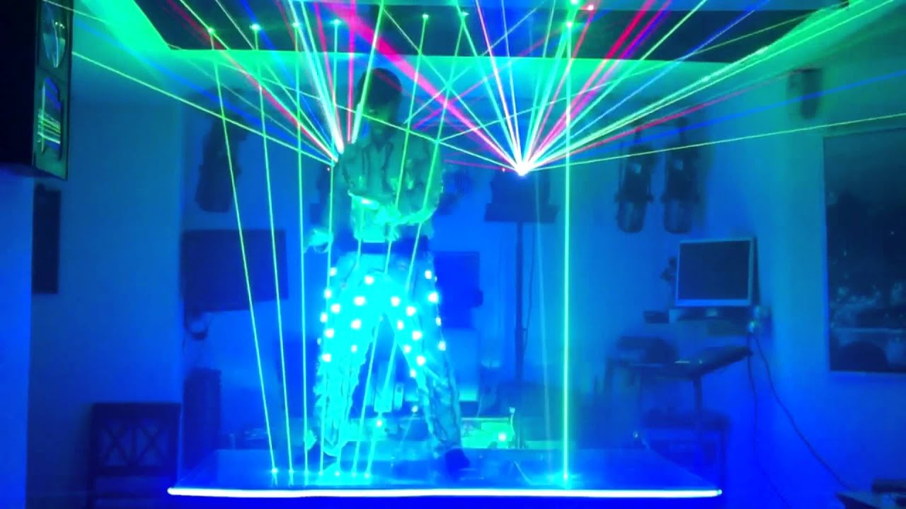 ROCK YOU - QUEEN (laser harp) playzer