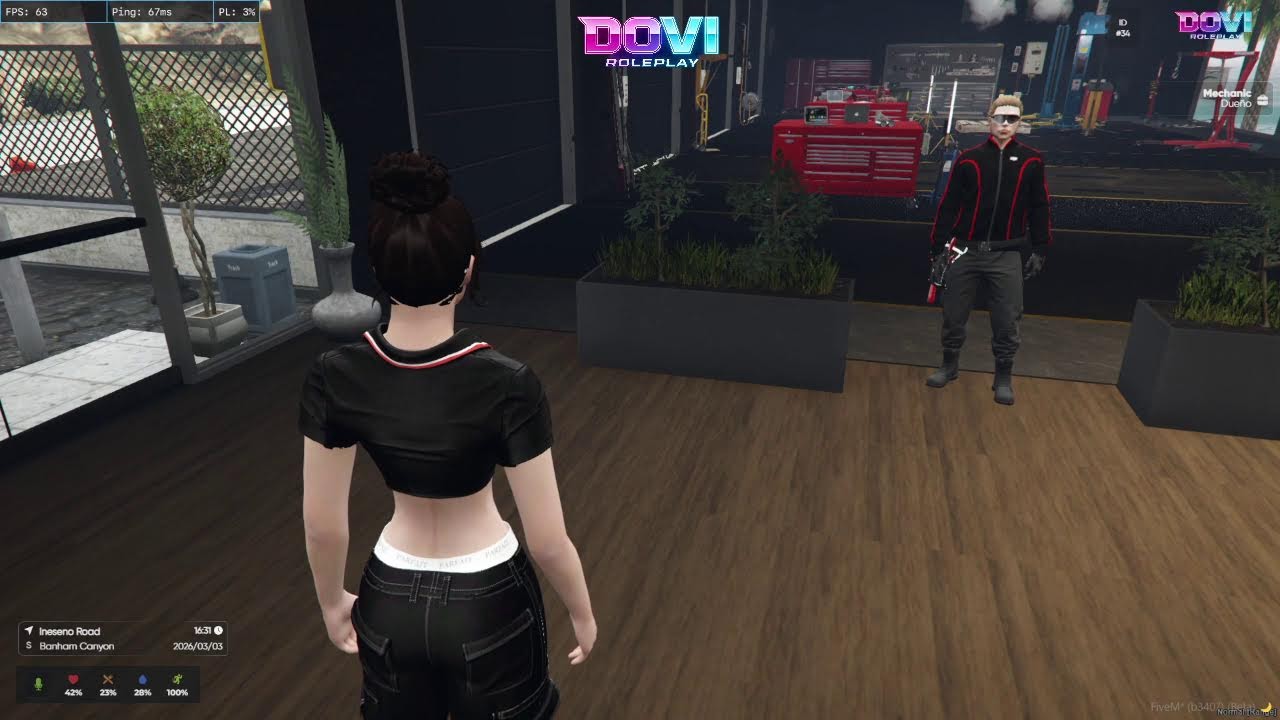 Dovi Roleplay/ Jefa de mecanico