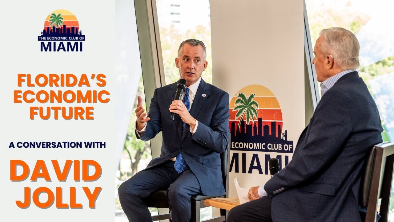 Florida's Economic Future with David Jolly, Economic Club of Miami, Downtown Miami
