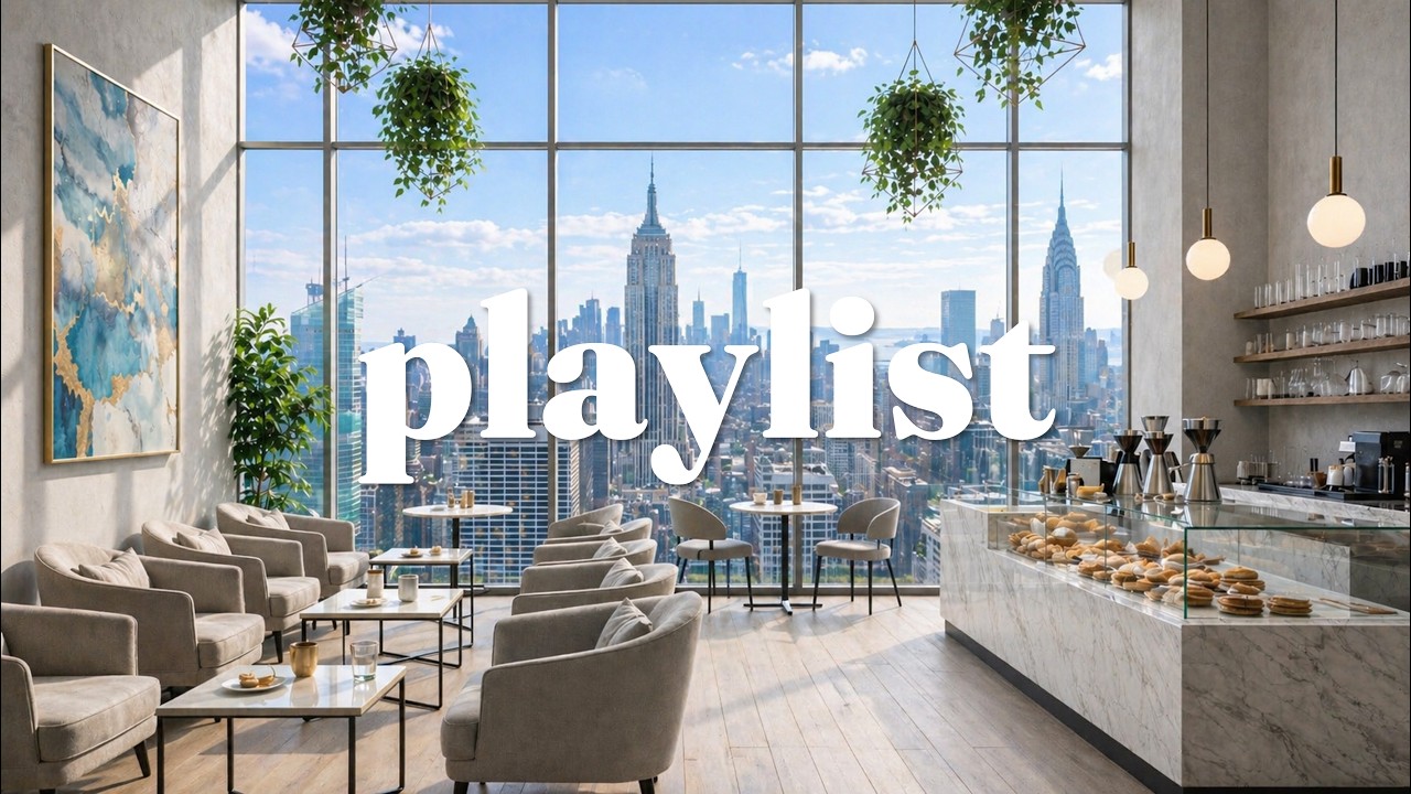 [Playlist] 세련된 뉴욕 시티를 닮은 듯한 카페 음악 | 나만 알고 싶은 감각적인 시티팝 메들리 🌃 | Night City Pop Mix Cafe Music
