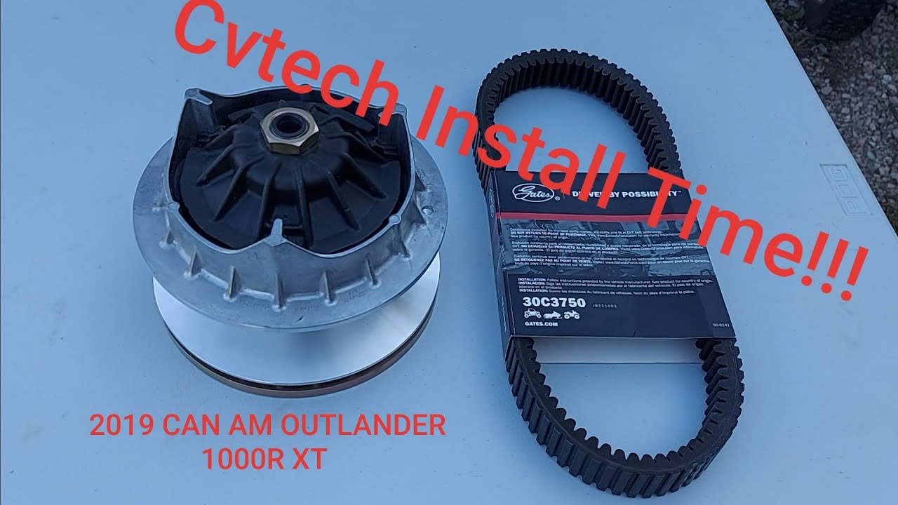 cvtech clutch installed on a 2019 Can am outlander 1000r xt.