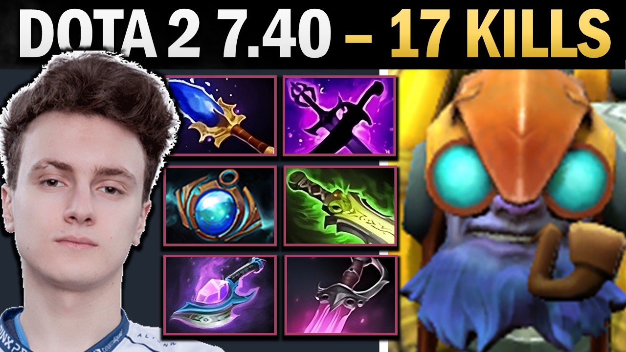 Tinker Pro Mid with Khanda and 17 Kills - Dota 2 Gameplay