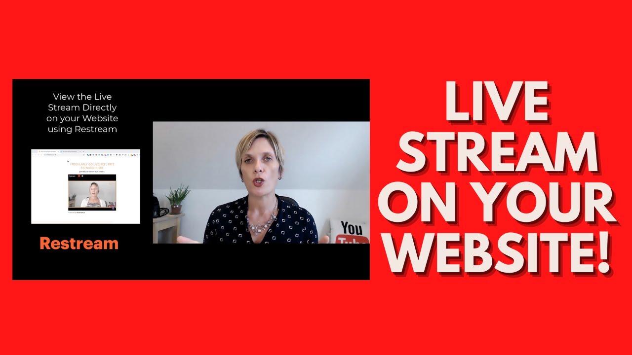 Learn how to Live Stream Facebook And YouTube To Your Website | How To Embed Your Live Streams